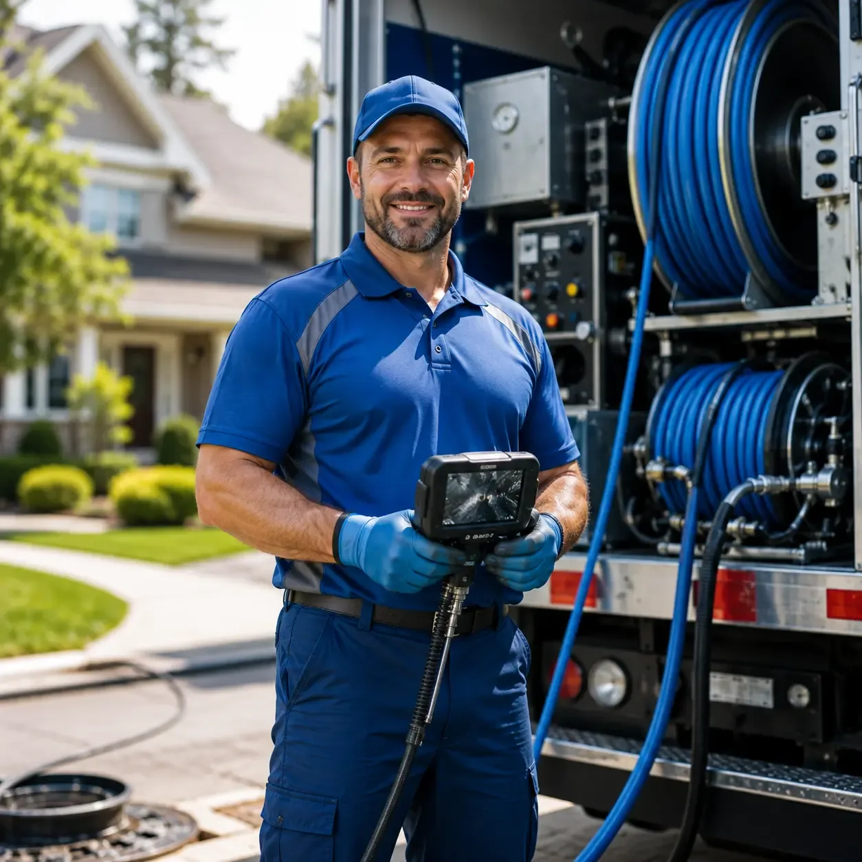 Local outdoor drain cleaning specialists in Grulla, TX